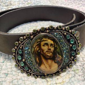 Virgins Saints & Angels VSA Jesus leather belt